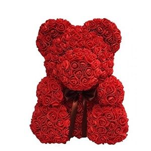 Adorable Flower Rose Forever Red Teddy Bear 🧸 🌹 *NEW*